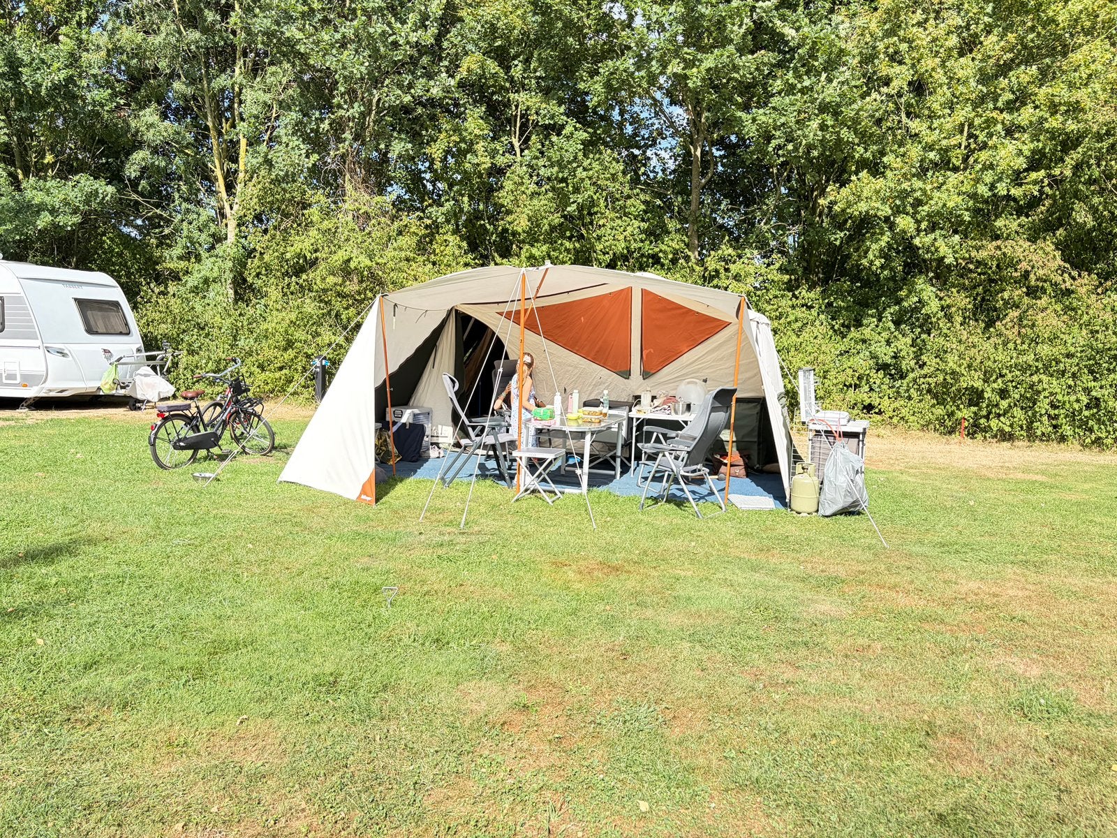 Holtkamper Cocoon XL 2011 - Compleet en vol opties!, Caravans en Kamperen, Vouwwagens, Ophalen, Holtkamper, Tot en met 4, Groen