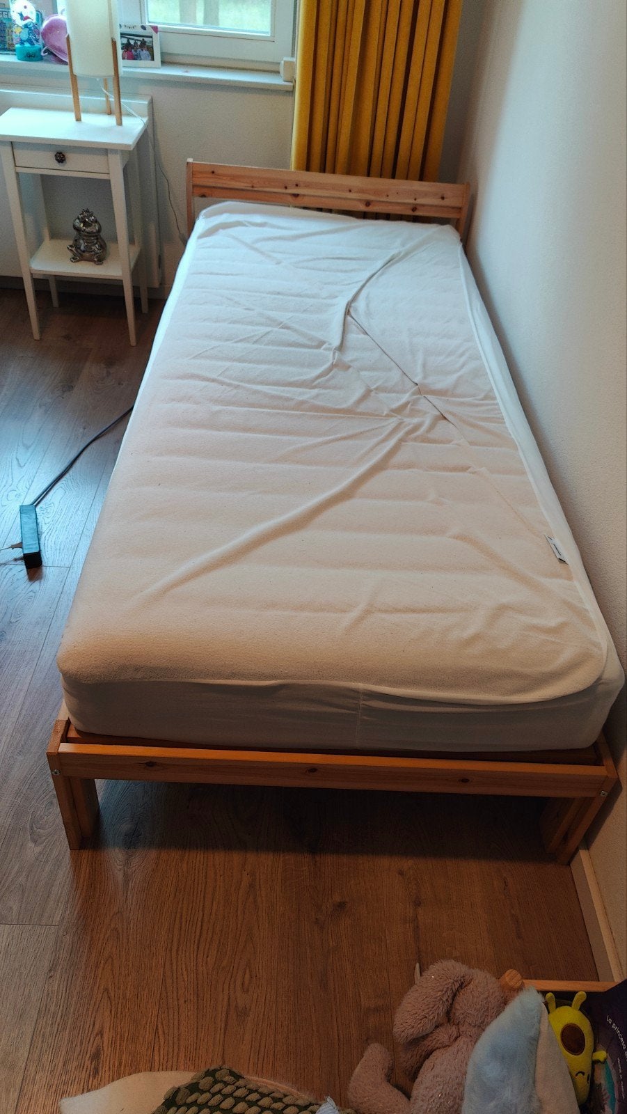 IKEA VALEVÅG Pocketveringmatras 90x200 cm - Stevig -, Huis en Inrichting, Ophalen, 90 cm, Eenpersoons, Zo goed als nieuw