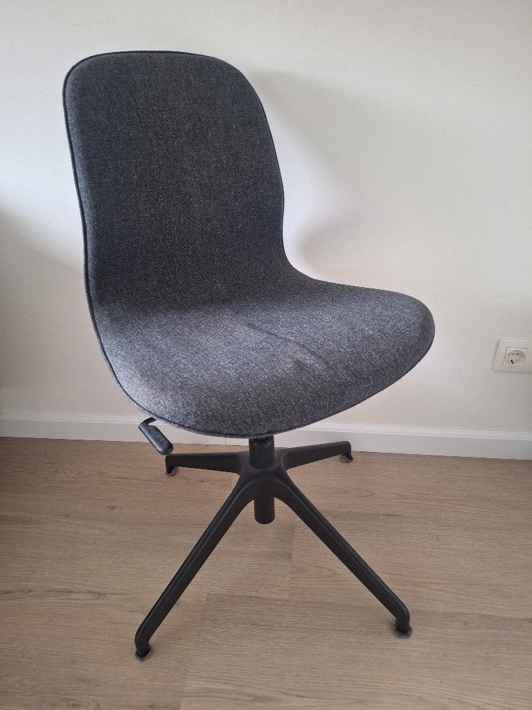 Bureaustoel ikea grijs, Ophalen, Gebruikt, Grijs, Bureaustoel