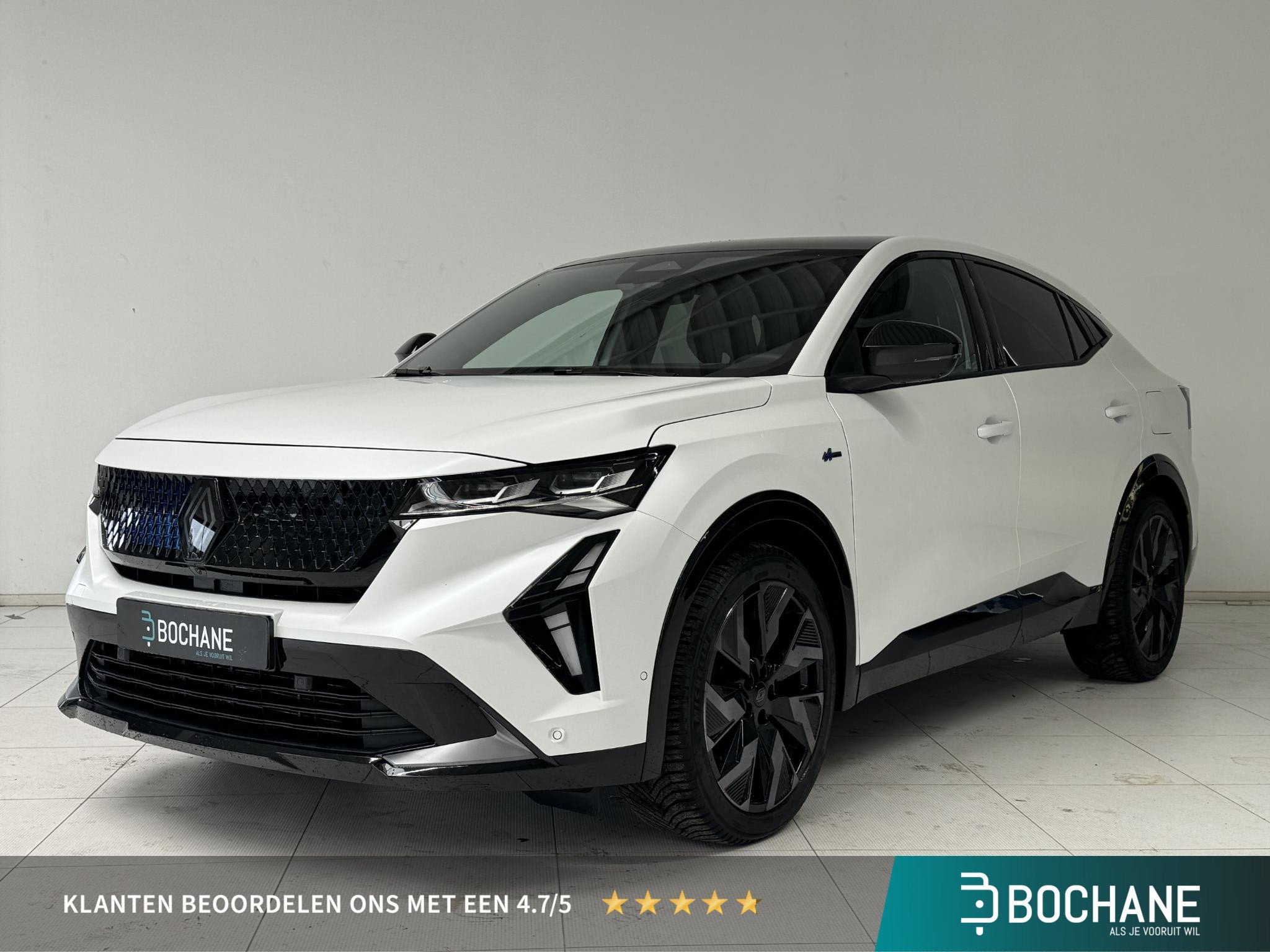 Renault Rafale 1.2 E-Tech 4x4 plug-in hybrid 300 esprit Alpi, Gebruikt, 1199 cc, Met garantie (alle), Wit