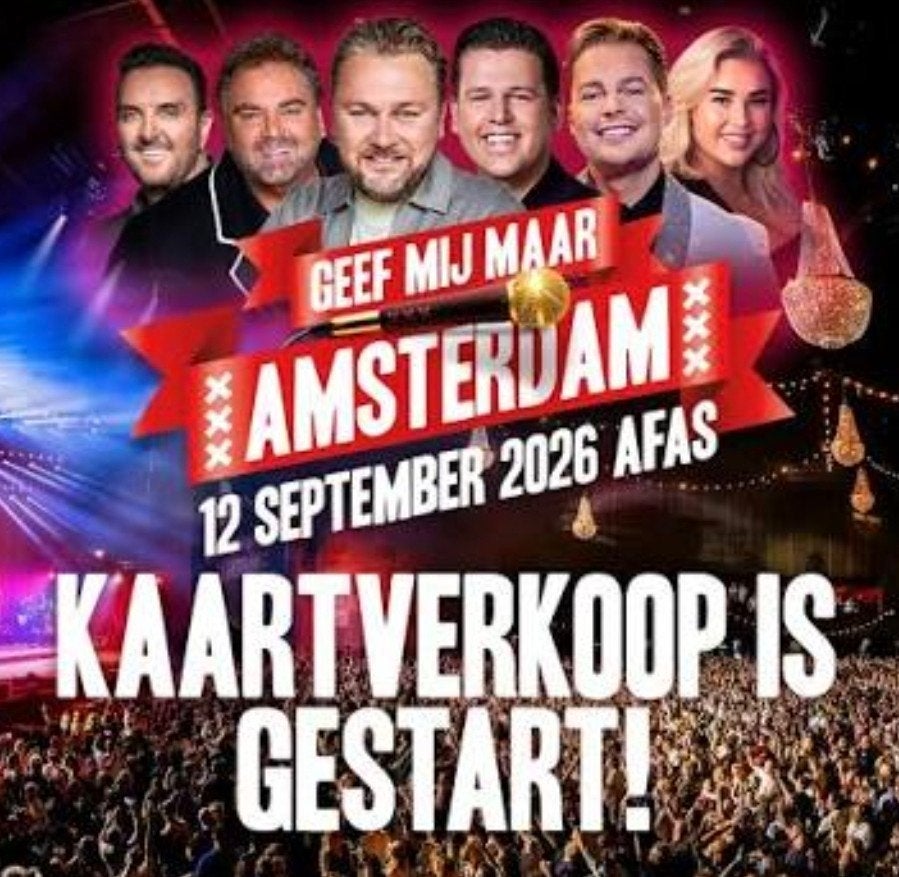 2x staanplaatsen Geef Mij Maar Amsterdam, Twee personen