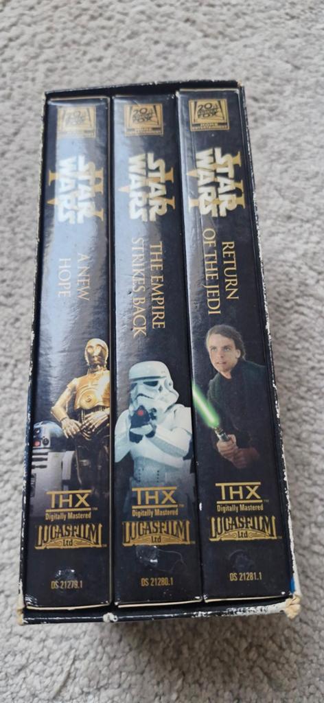 Star Wars VHS Trilogie. Vintage, Vanaf 9 jaar, Ophalen of Verzenden, Gebruikt, Science Fiction en Fantasy