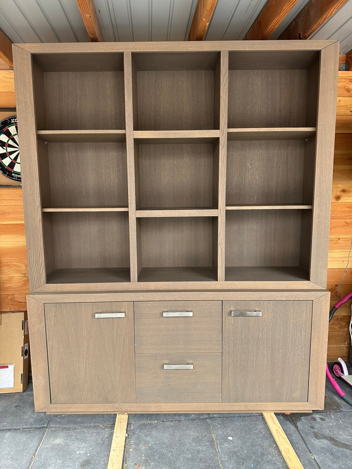 Eiken buffet/wand kast, Gebruikt, 150 tot 200 cm, Ophalen of Verzenden, 150 tot 200 cm
