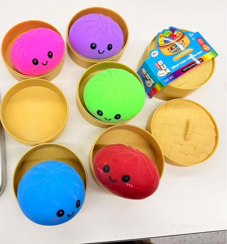 Dumpling Squishy GROOTHANDEL  / NORMALE / GLITTER / RAINBOW, Ophalen, Nieuw, Jongen of Meisje