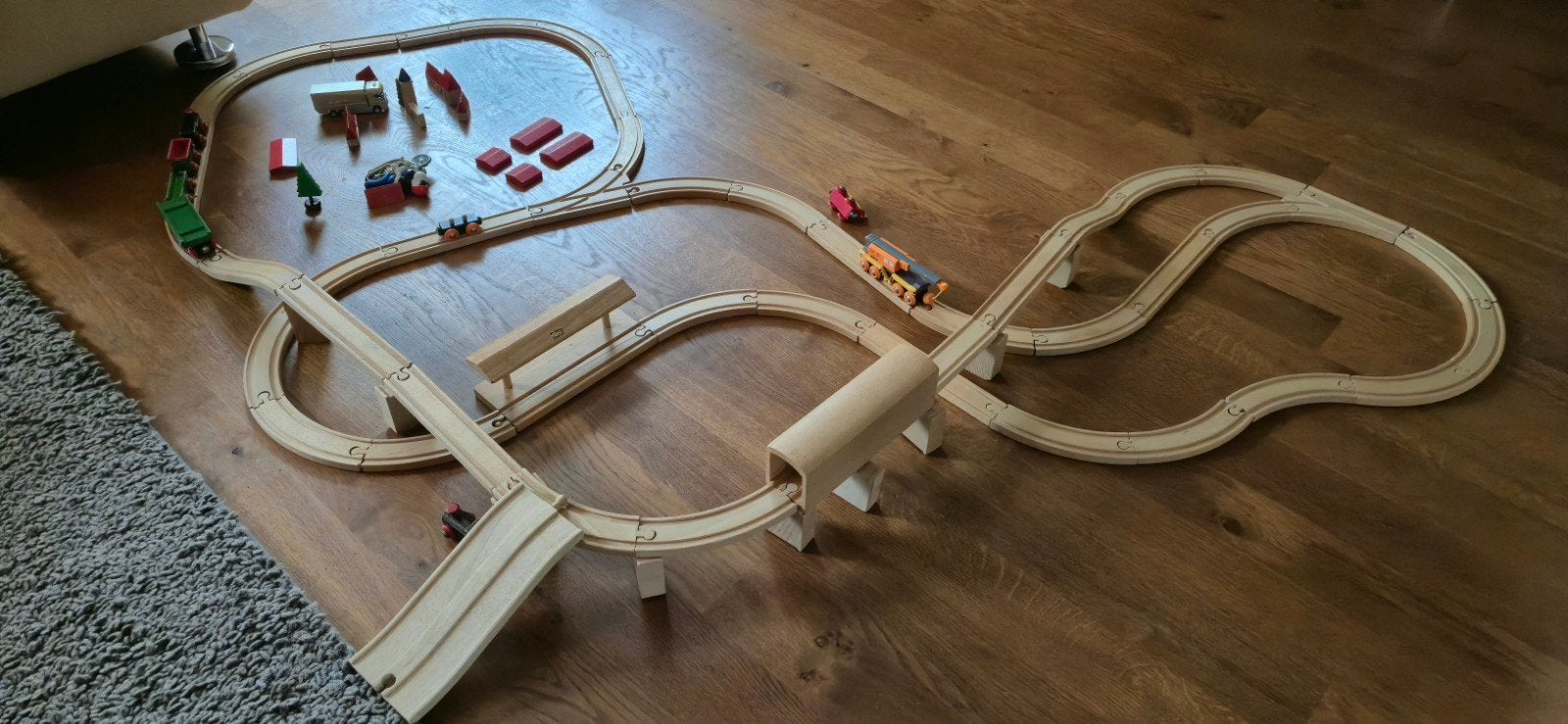 Zeer uitgebreide Brio treinbaan in perfecte staat, Kinderen en Baby's, Ophalen, Zo goed als nieuw