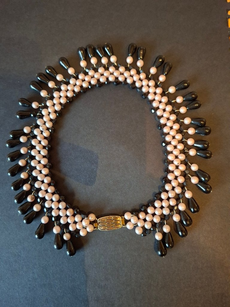 Mooie vintage choker., Sieraden, Tassen en Uiterlijk, Ophalen of Verzenden, Gebruikt, Zilver, Zilver