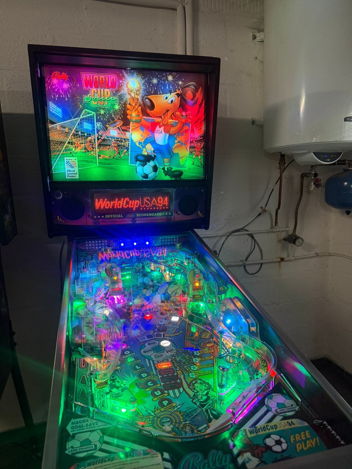 Prachtige World Cup Soccer '94, Ophalen, Gebruikt, Bally, Dot-matrix
