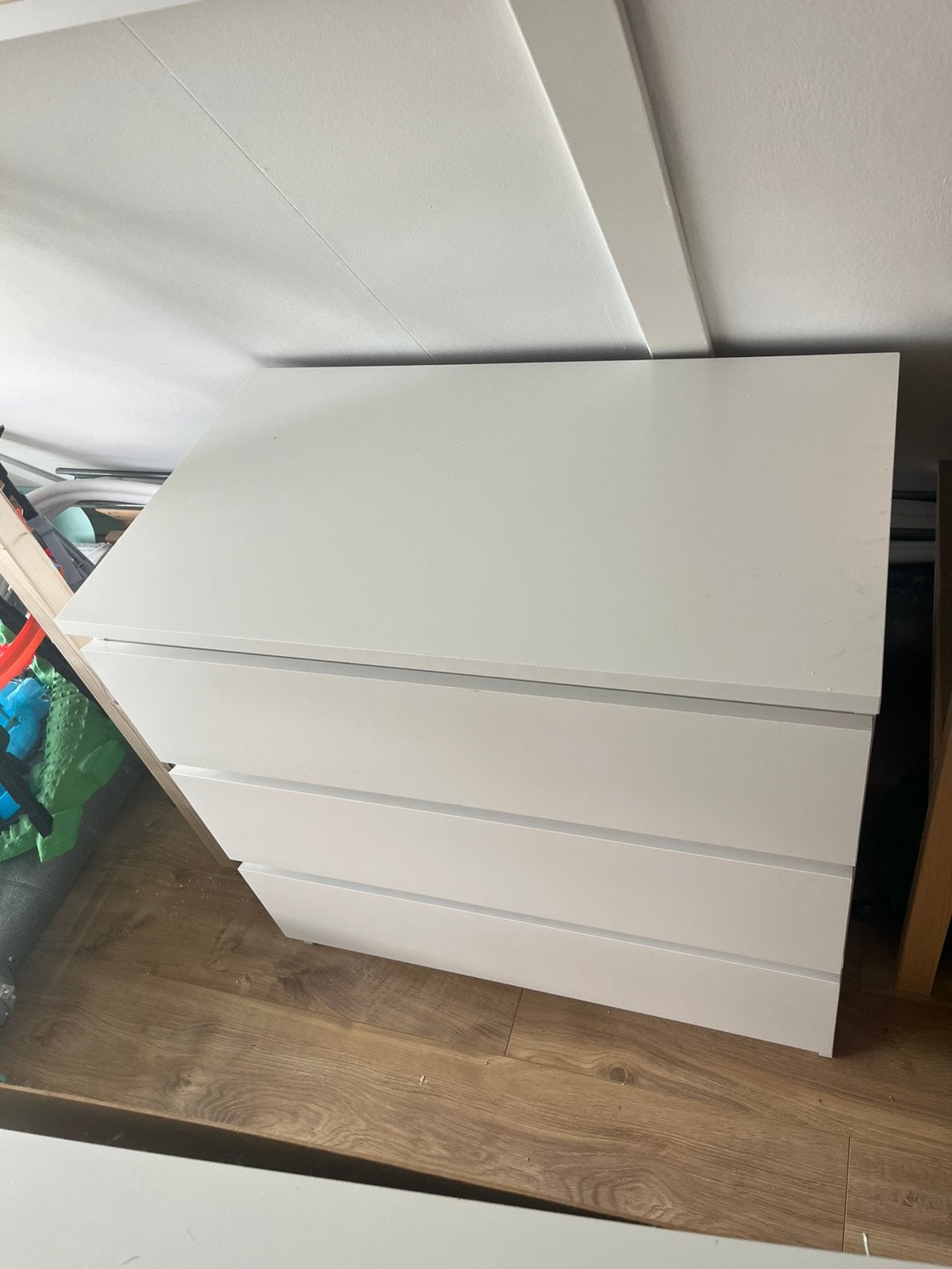 Ikea MALM - 3 lades 80x78x48, Ophalen, 50 tot 100 cm, Zo goed als nieuw, 3 of 4 laden