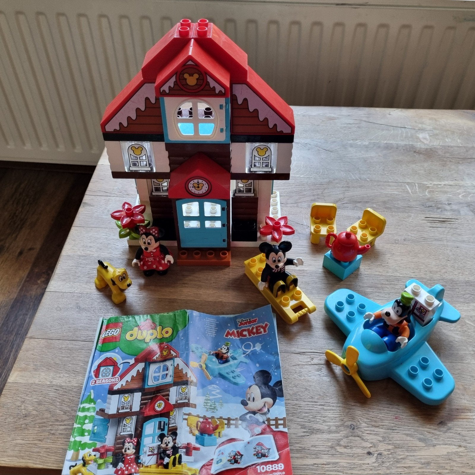 LEGO Duplo 10889 Mickey's Vakantiehuisje, Compleet, Overige thema's, Ophalen of Verzenden, Zo goed als nieuw
