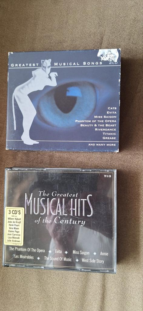 Musical CD's: Greatest Musical Songs & Hits (2CD + 3CD), Cd's en Dvd's, Ophalen of Verzenden, Gebruikt