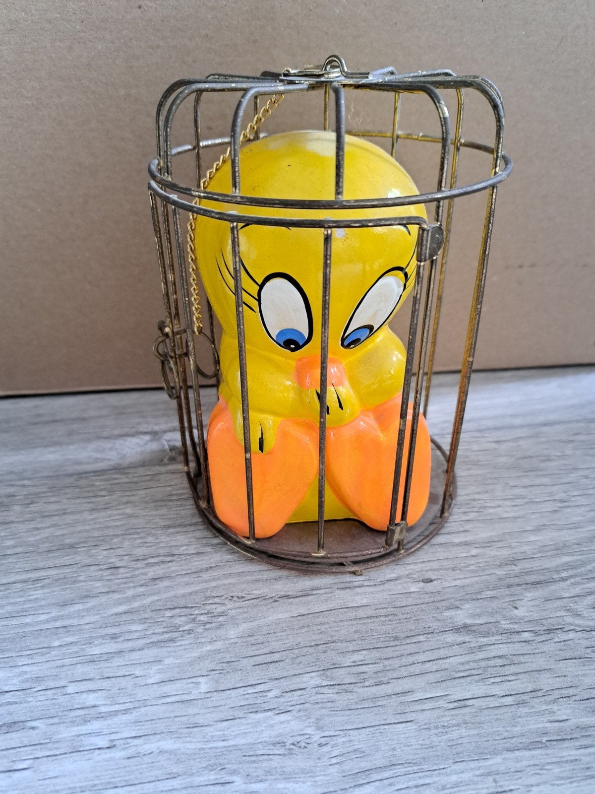Tweety in een kooitje
spaarpot, Ophalen of Verzenden, Gebruikt