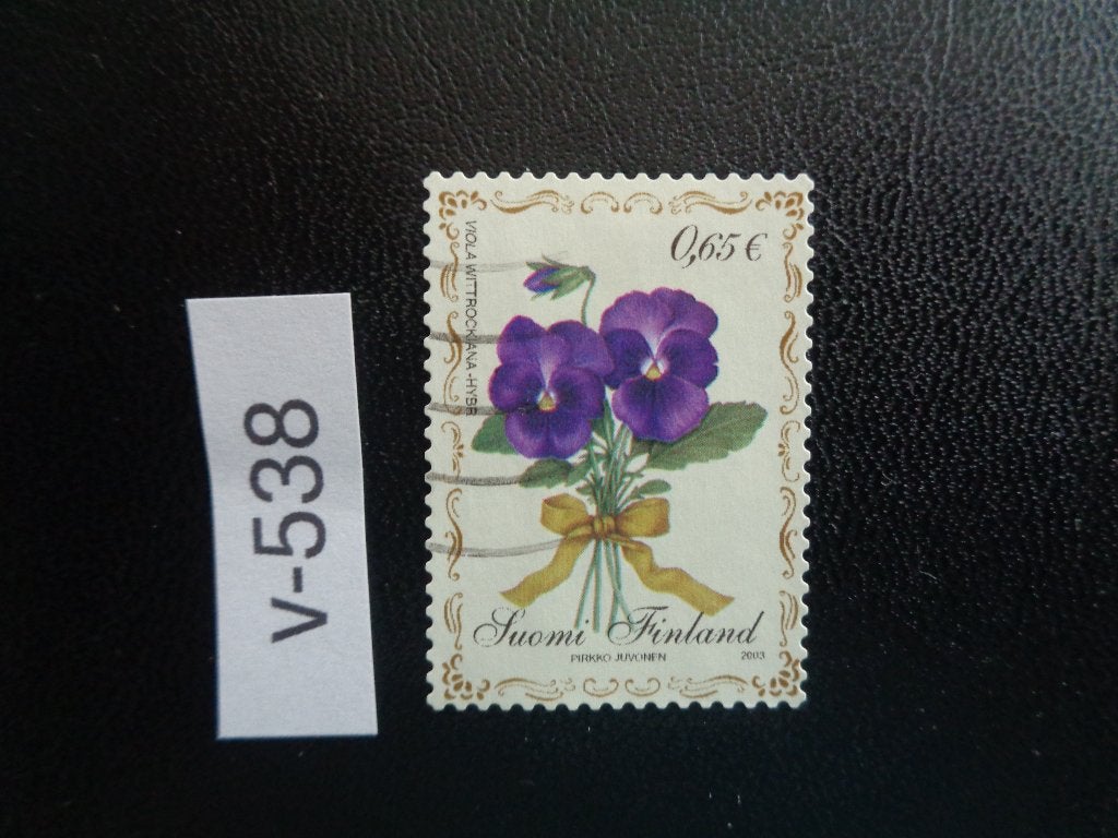 finland - viooltjes 2003 (v-538), Ophalen of Verzenden, Finland, Gestempeld