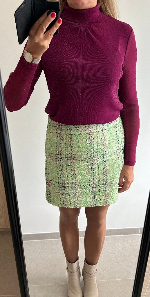 Paars fijn coltruitje Anotherwoman, Maat 38/40 (M), Ophalen of Verzenden, Zo goed als nieuw, Paars
