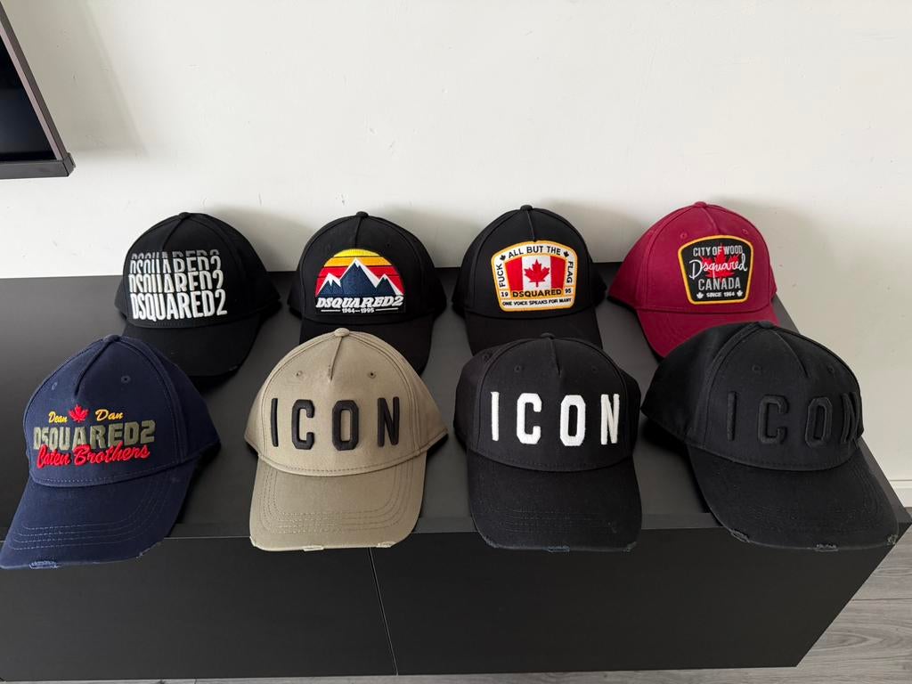 Dsquared2 Petten, Kleding | Heren, Hoeden en Petten, Ophalen of Verzenden, Zo goed als nieuw, One size fits all, Pet