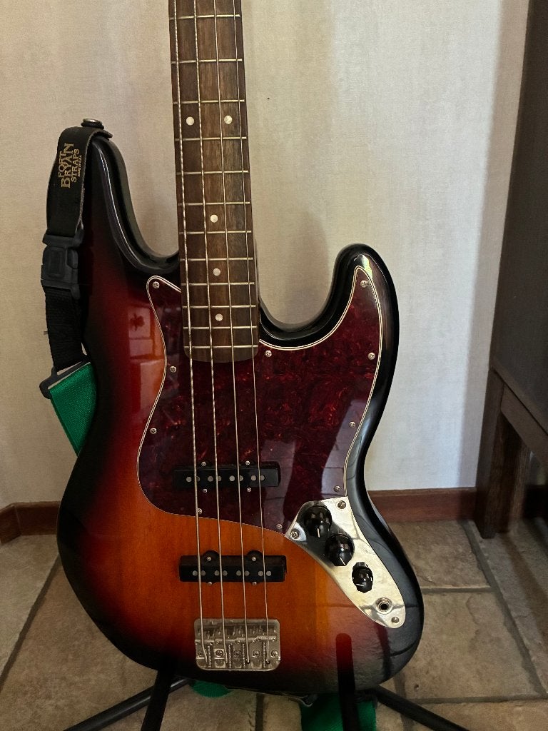 Squier Jazz bas, Muziek en Instrumenten, Snaarinstrumenten | Gitaren | Bas, Ophalen, Zo goed als nieuw, Elektrisch