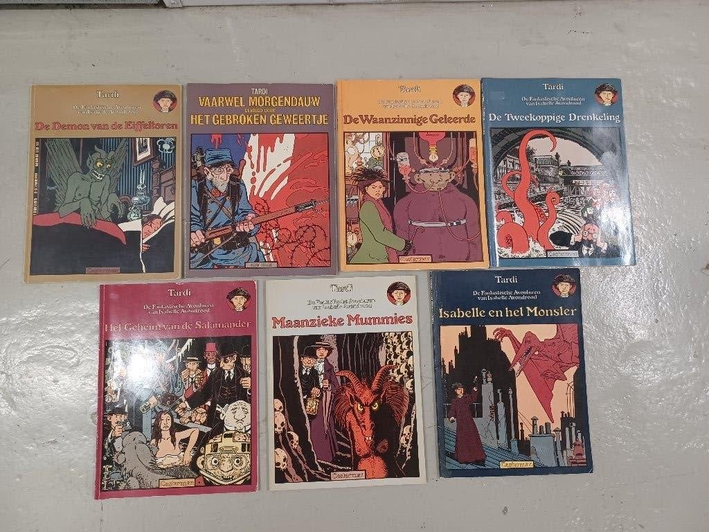 7x stripboek Tardi, Boeken, Meerdere stripboeken, Ophalen of Verzenden, Gelezen, Jacques TARDI