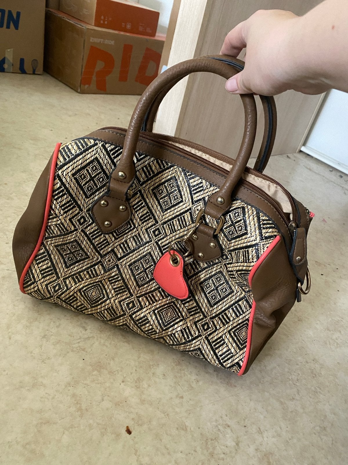 4x Tassen en 1x Leren Broektas Micmac - Diverse Stijlen, Sieraden, Tassen en Uiterlijk, Ophalen, Gebruikt, Overige kleuren, Handtas