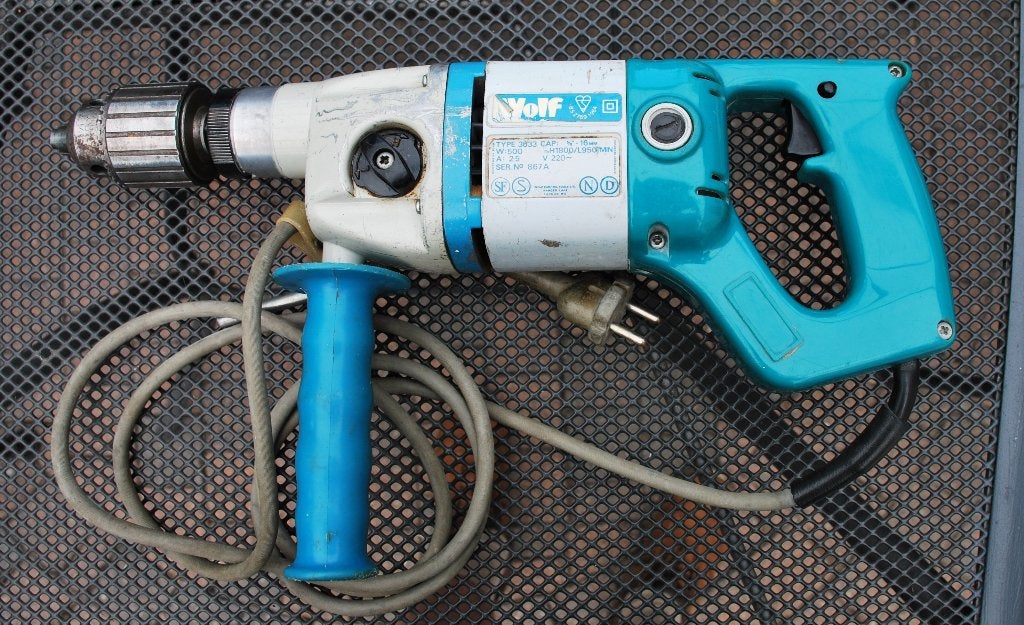 Klop boormachine, Variabele snelheid, Ophalen, Boormachine, Gebruikt