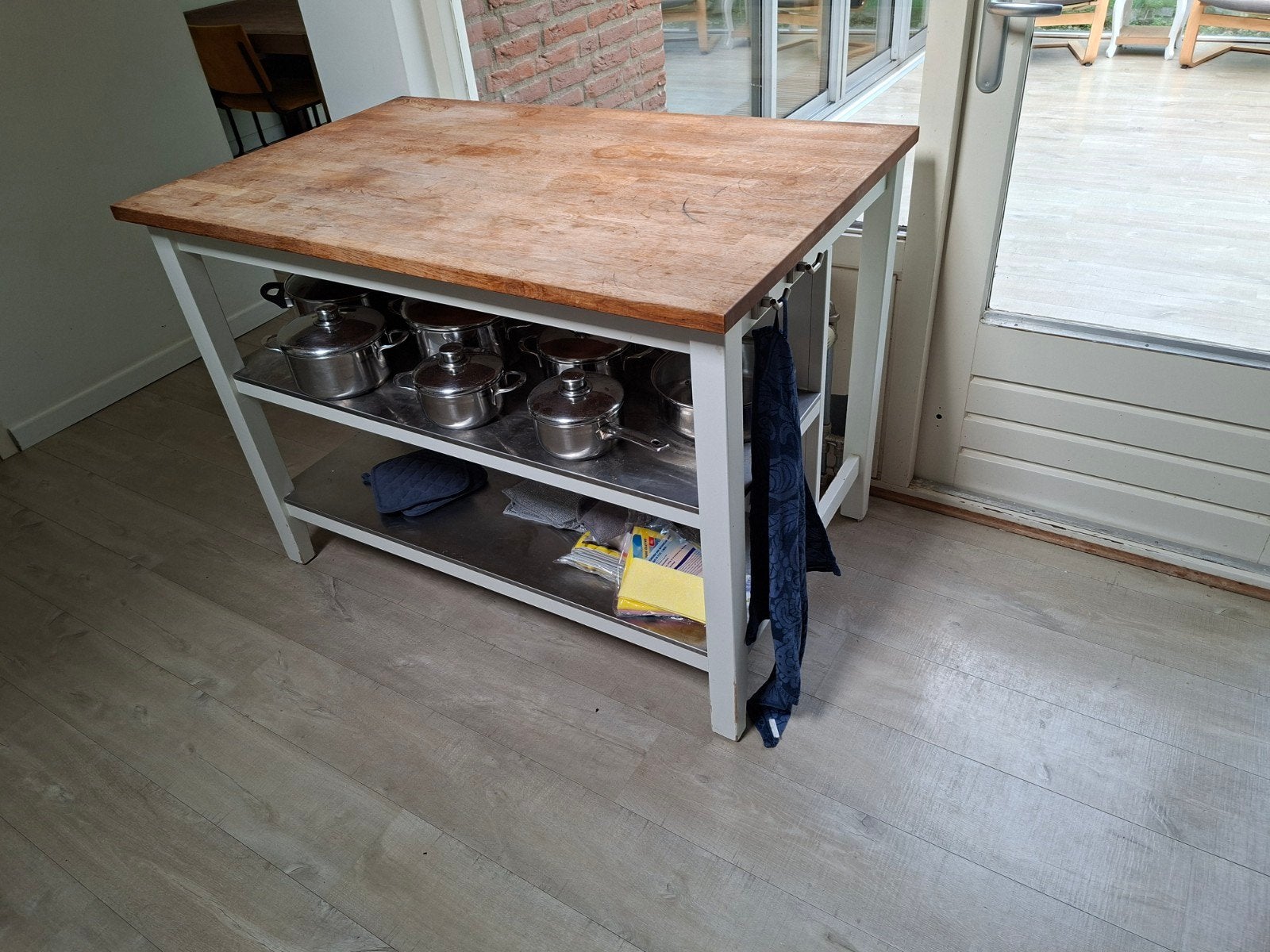 Robuust IKEA Keukenblok / Bar, Ophalen, Gebruikt