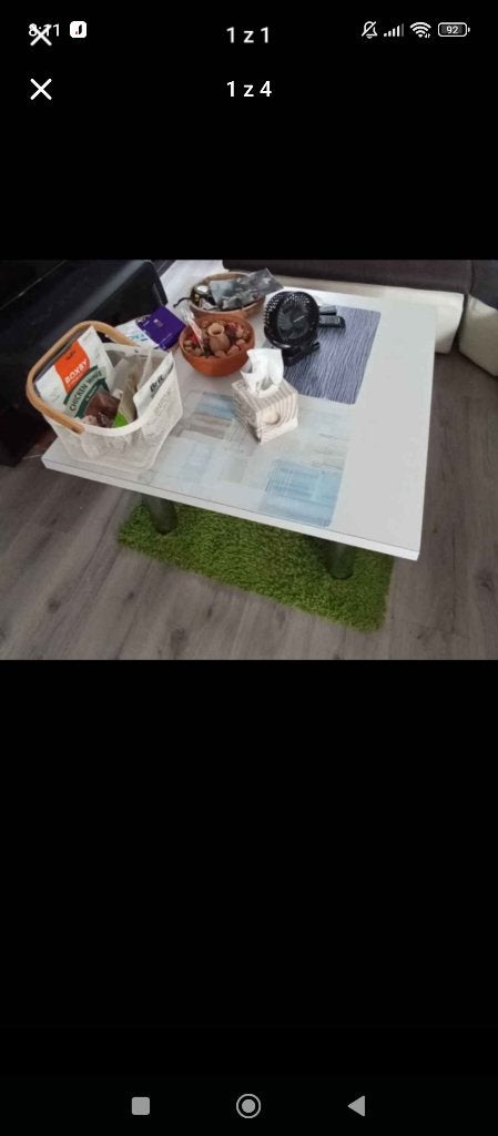 Salontafel en bureaustoel, Ophalen, 100 tot 150 cm, 50 tot 100 cm, Zo goed als nieuw