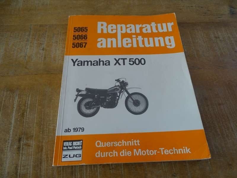 Yamaha XT-500 - Werkplaatshandboek - Vraagbaak - Duits, Verzenden, Gelezen