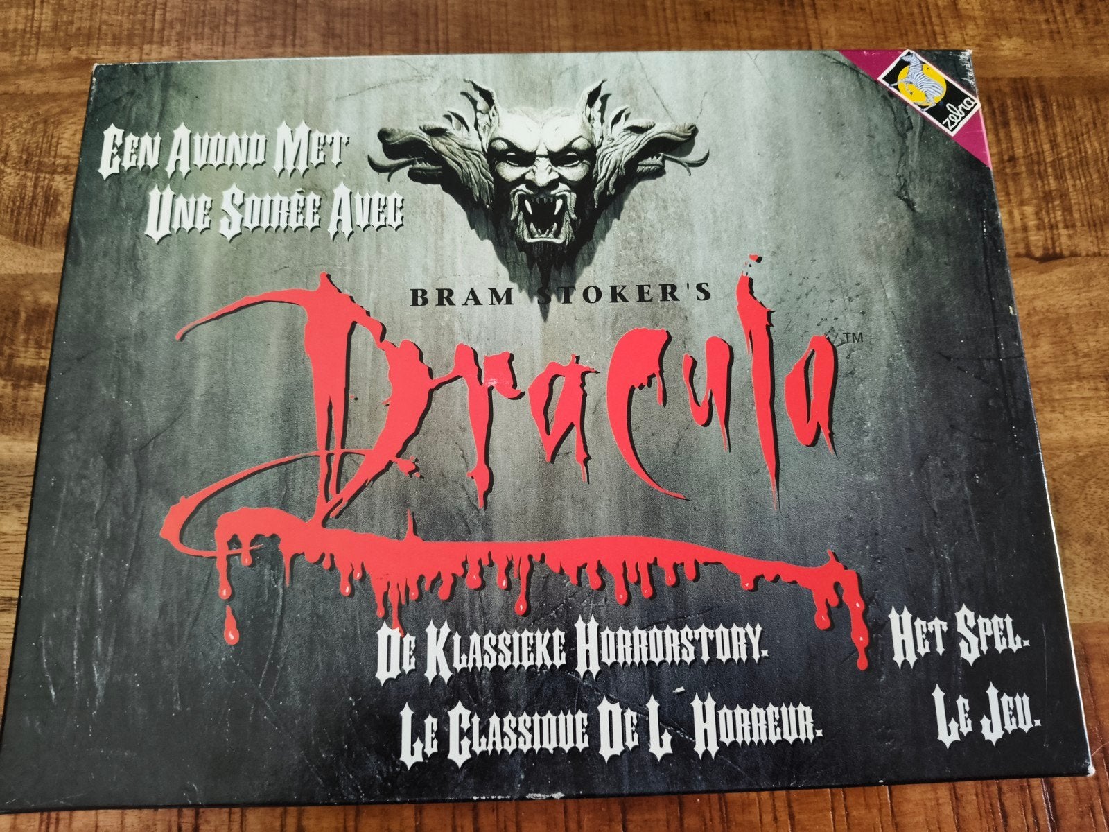 Bram Stoker's Dracula Bordspel - Een Avond Met Dracula, Drie of vier spelers, Ophalen of Verzenden, Gebruikt, Blue Zebra BV / Schwedt & Schmitz GmbH