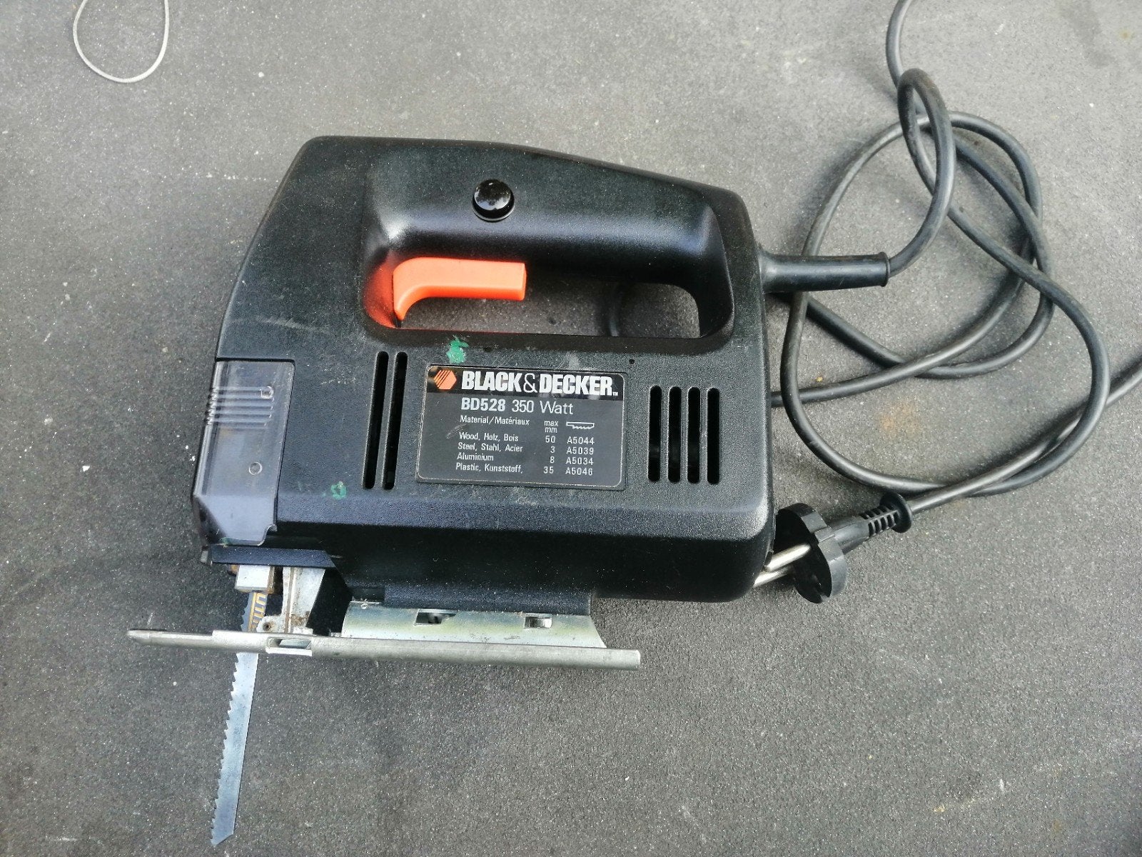 black en decker decoupeerzaag, Gebruikt, Decoupeerzaag, Ophalen of Verzenden, Black en decker