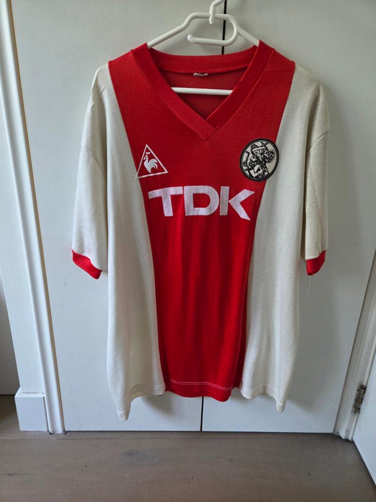 Matchworn voetbalshirt TDK AJAX 1984-85 VANENBURG le Coq, Verzamelen, Sportartikelen en Voetbal, Ophalen of Verzenden, Gebruikt