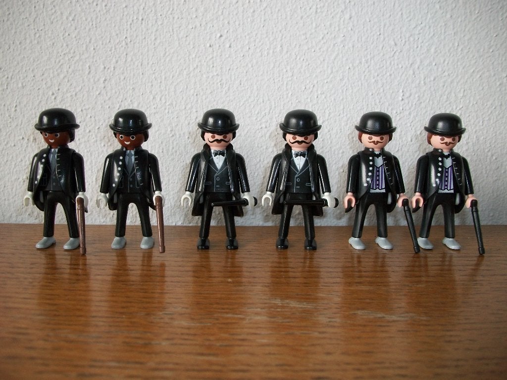 Heer met bolhoed / rosa serie / anno 1900, Ophalen of Verzenden, Nieuw, Complete set, Figuren