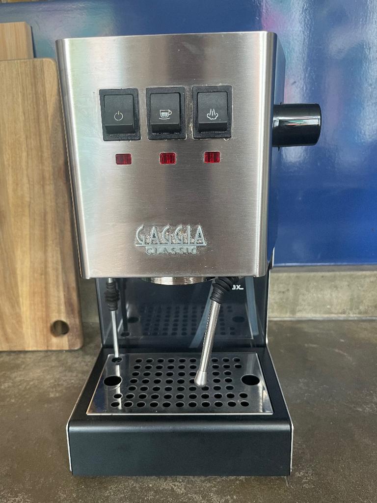 Gaggia Classic EVO espressomachine RVS, Witgoed en Apparatuur, Ophalen, Espresso apparaat, Koffiebonen, Zo goed als nieuw