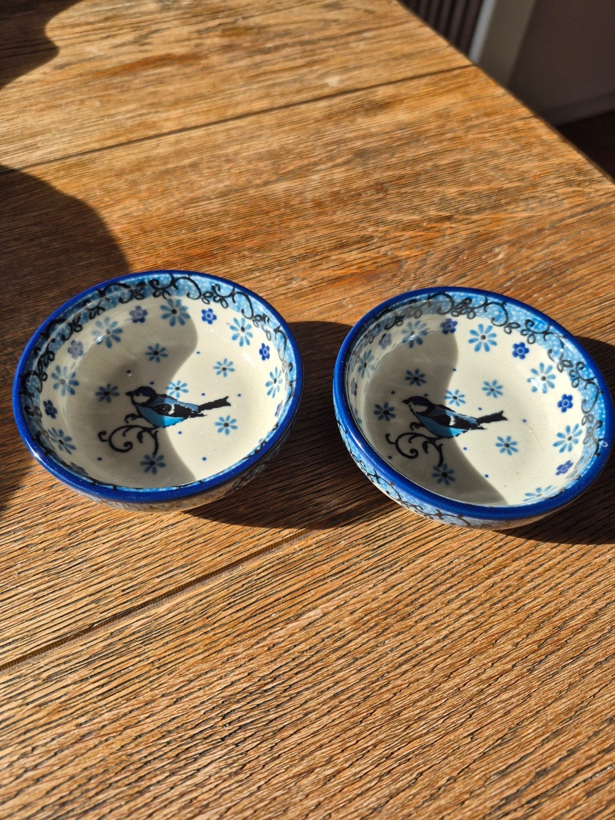Bunzlau schaaltjes 8cm rond - set van 2, Ophalen of Verzenden