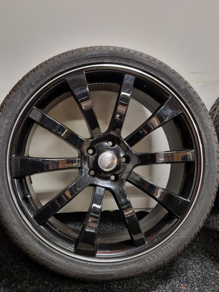 22 inch Volkswagen Transporter t5 t6 5x120 zomer zgan +7MM!, Volkswagen, 265 mm, Banden en Velgen, Overige maten