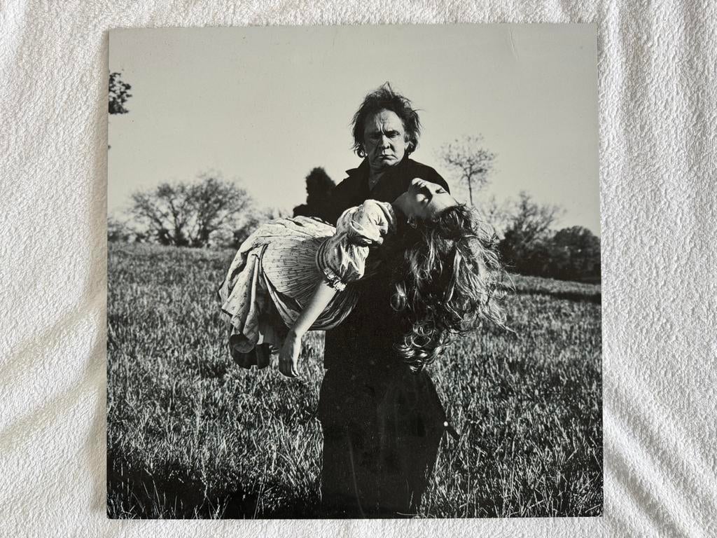 Dibond wanddecoratie – Johnny Cash (iconische albumcover), Antiek en Kunst, Ophalen of Verzenden