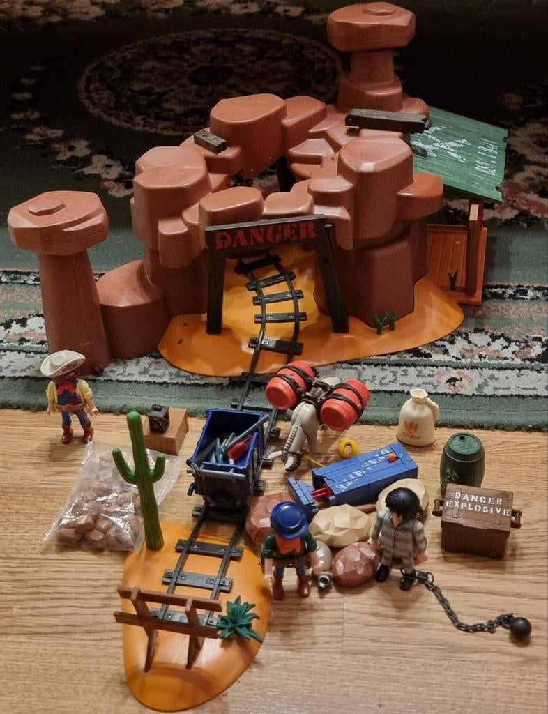 Playmobil.5246 western Goudmijn. Helemaal compleet., Ophalen of Verzenden, Nieuw, Complete set