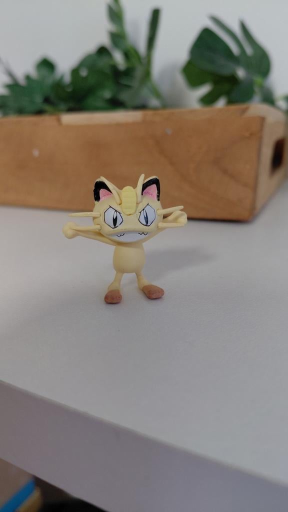 Pokémon scale world figuur Meowth, Ophalen of Verzenden, Zo goed als nieuw