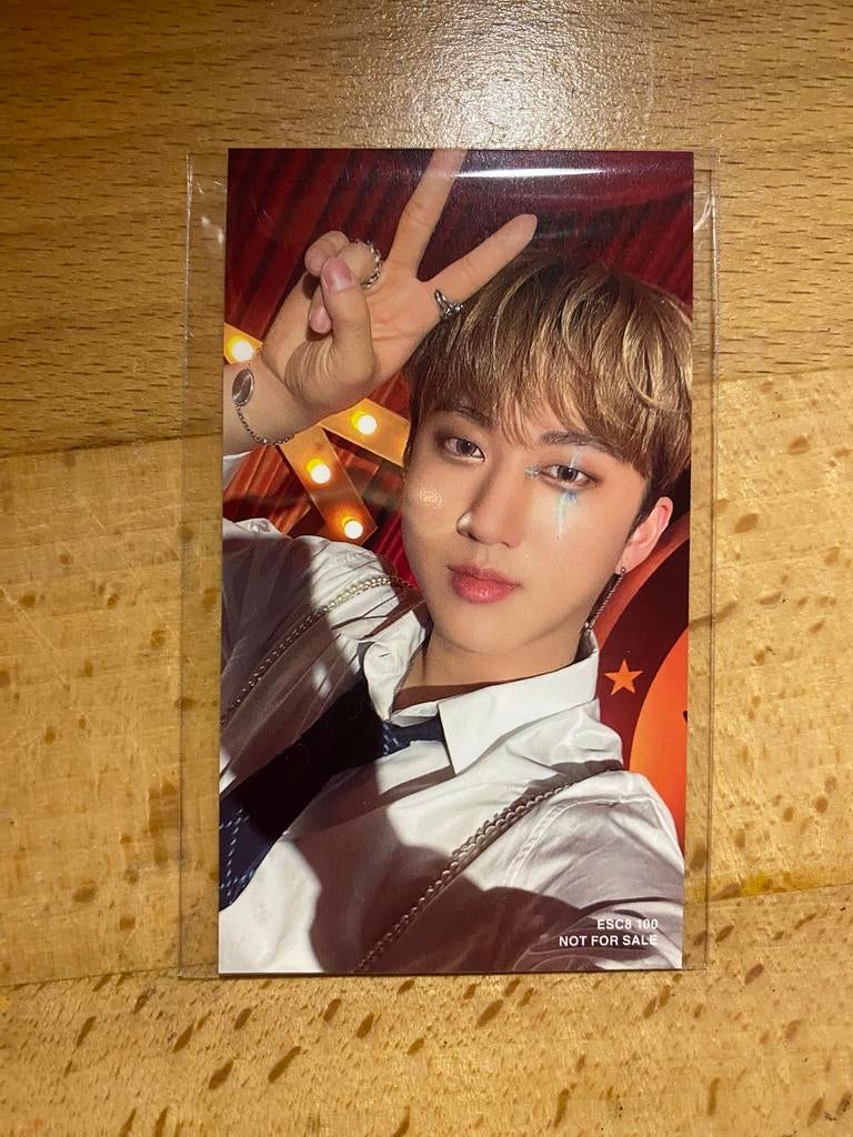 stray kids skz circus japanese versie pc double sided pob, Ophalen of Verzenden, Zo goed als nieuw, Foto of Kaart