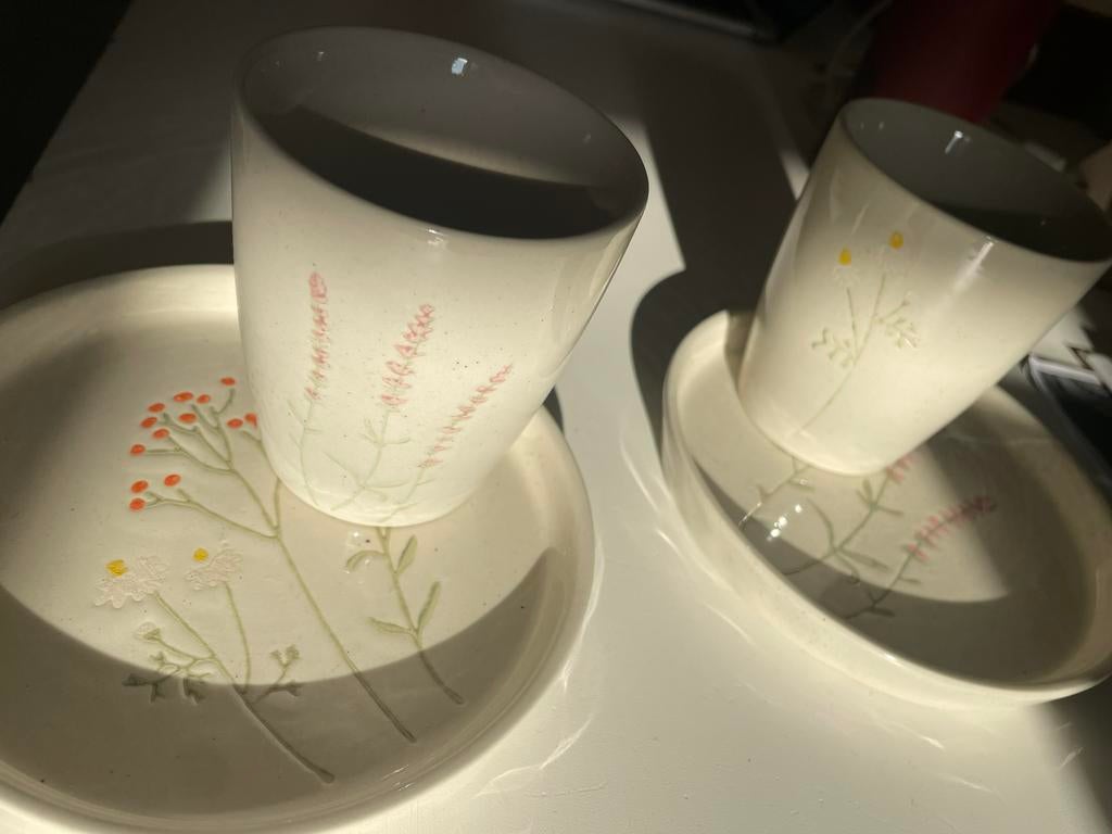 GEZOCHT! Dille & Kamille servies bloemen, Ophalen of Verzenden