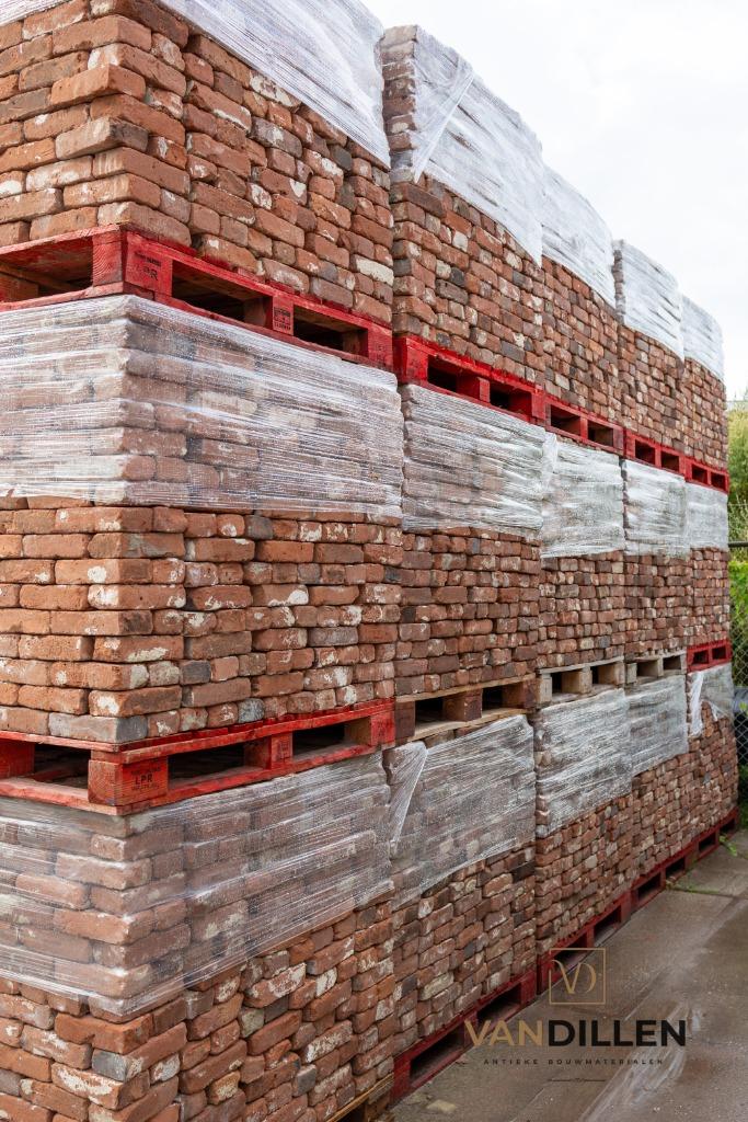 Oude vormbak metsel bakstenen rood bruin 270M2 21.5 x 5.5, Ophalen of Verzenden, Gebruikt, Bakstenen