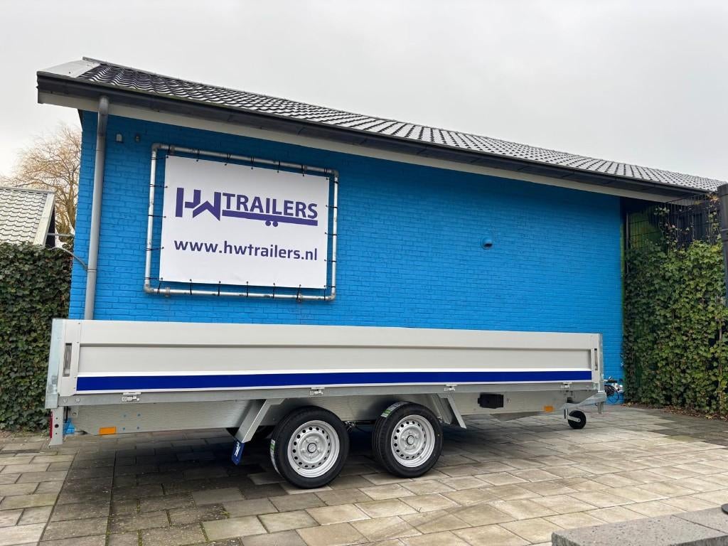 Nieuwe plateau aanhanger 400x200x40 gvw 3500kg, Auto diversen, Aanhangers en Bagagewagens, Ophalen, Nieuw