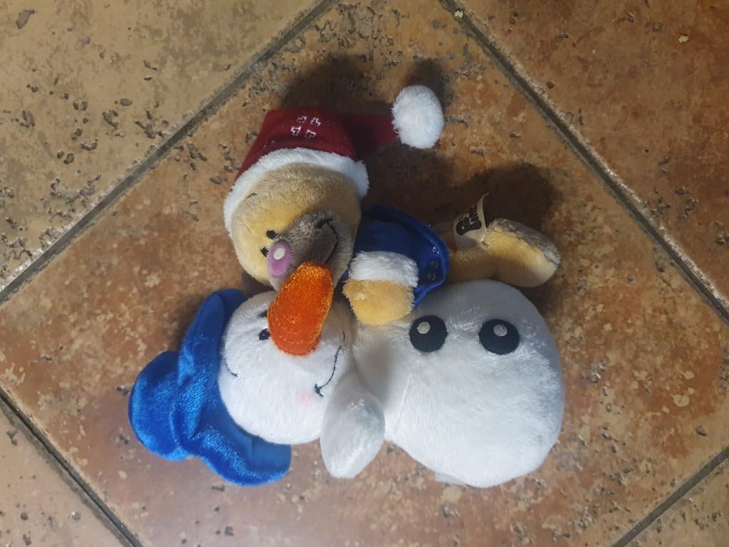 Te koop Pimboli Diddl knuffel met sneeuwpop, Ophalen of Verzenden, Zo goed als nieuw, Knuffel