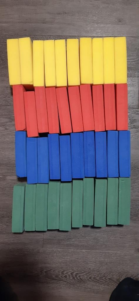 Foamblokken KNGU - 13,5 x 7 x 3 cm, Ophalen of Verzenden, Gebruikt, Overige merken