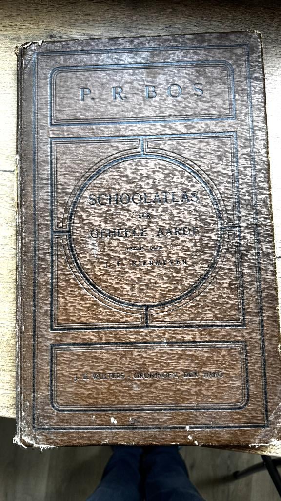 BOS Schoolatlas der geheele aarde 1922, Boeken, Bosatlas, 1800 tot 2000, Wereld, Ophalen