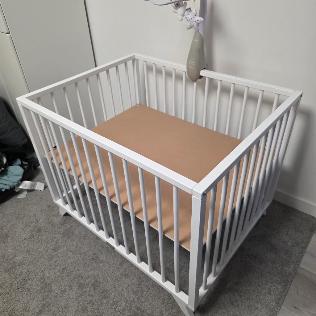 Bopita Retro Box White (baby box bed), Ophalen, Gebruikt, Ledikant