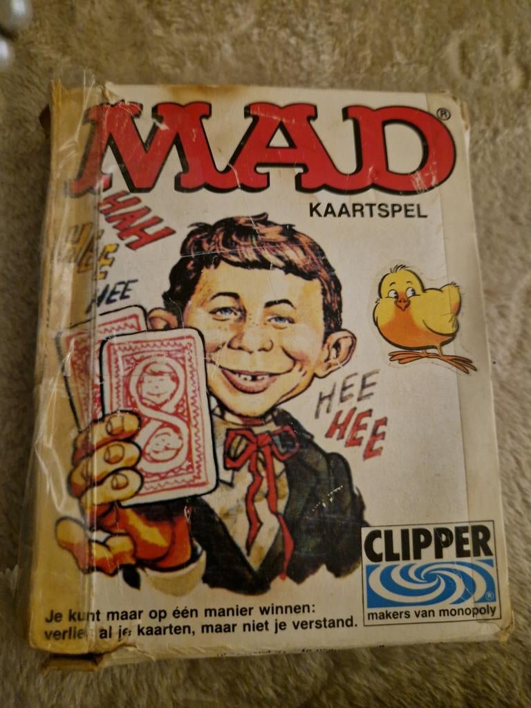 Kaartspel Mad, Hobby en Vrije tijd, Gezelschapsspellen | Kaartspellen, Vijf spelers of meer, Ophalen of Verzenden, Zo goed als nieuw