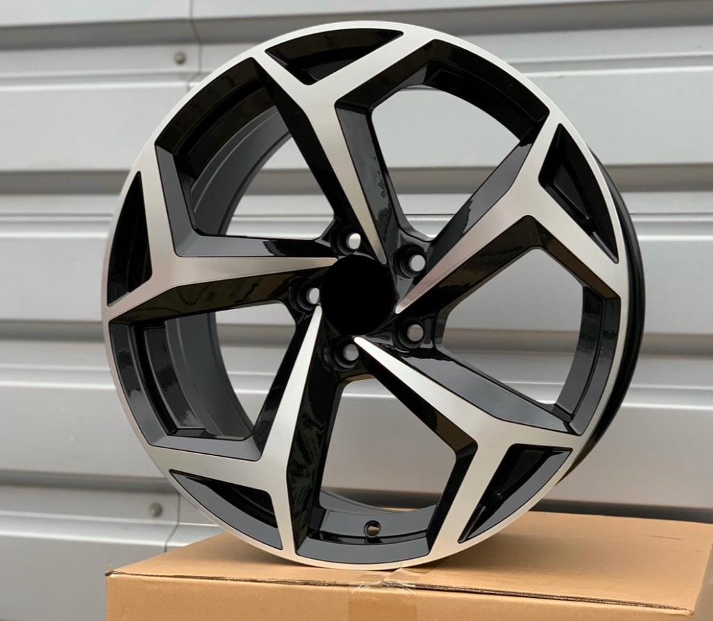 18” VW BONNEVILLE R-LINE LOOK Sportvelgen Past VW GOLF, POLO, Auto-onderdelen, Banden en Velgen, 18 inch, Velg(en), 2525lv, Nieuw
