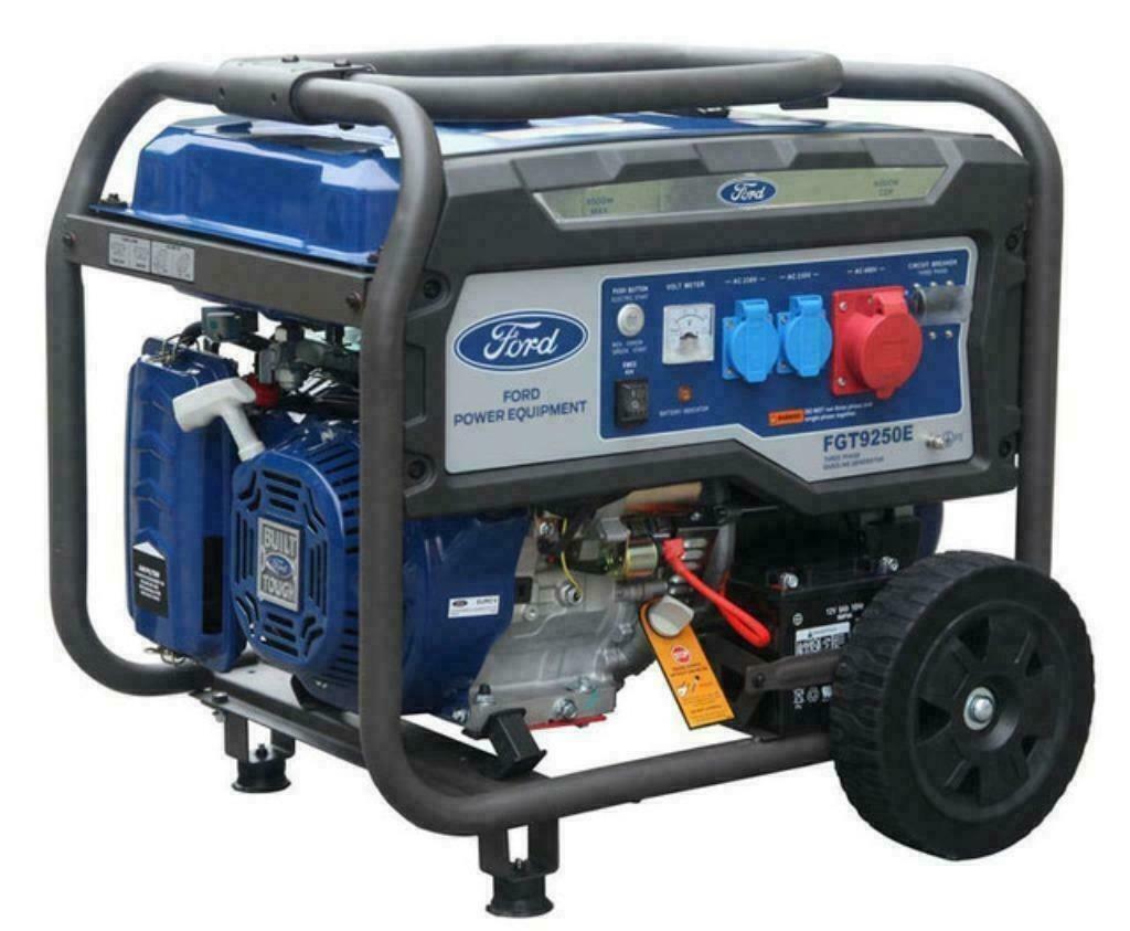 FORD GENERATOR FGT9250E, Doe-het-zelf en Verbouw, Aggregaten, Nieuw, Benzine, 5 tot 10 kVA, Geluidgedempt, Ophalen of Verzenden