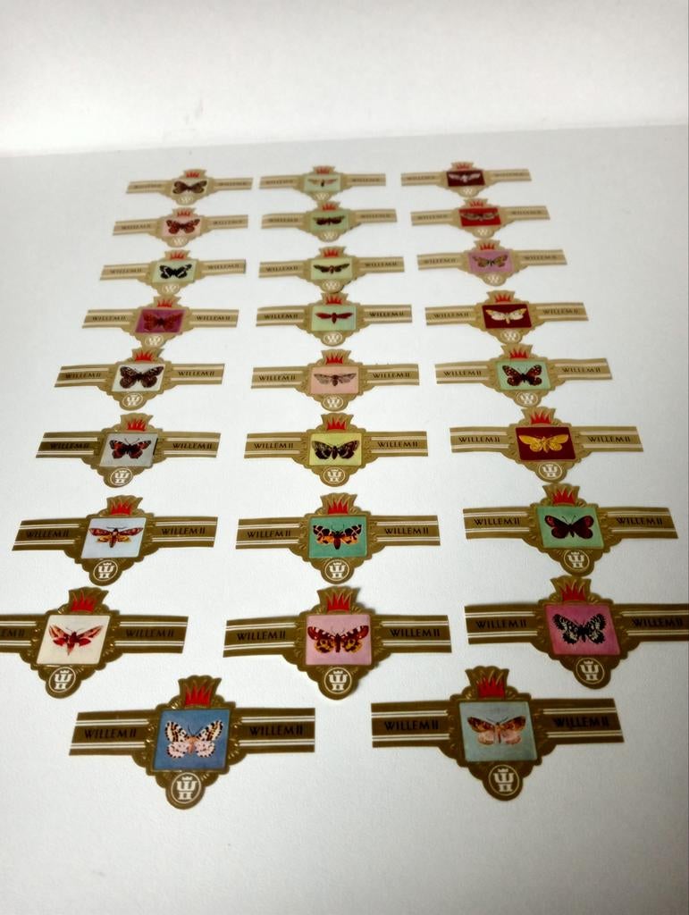 Willem II Sigarenbandjes - Verzameling, Verzamelen, Ophalen of Verzenden, Nieuw, Sigarenbandjes
