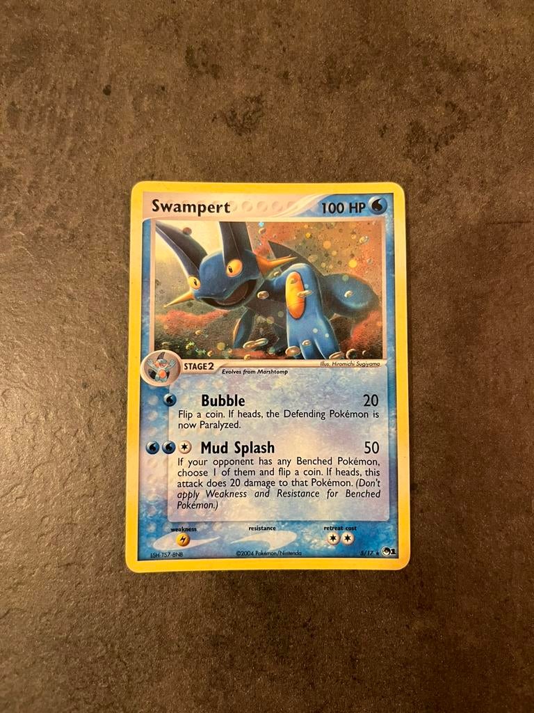 Swampert holofoil, Ophalen, Zo goed als nieuw