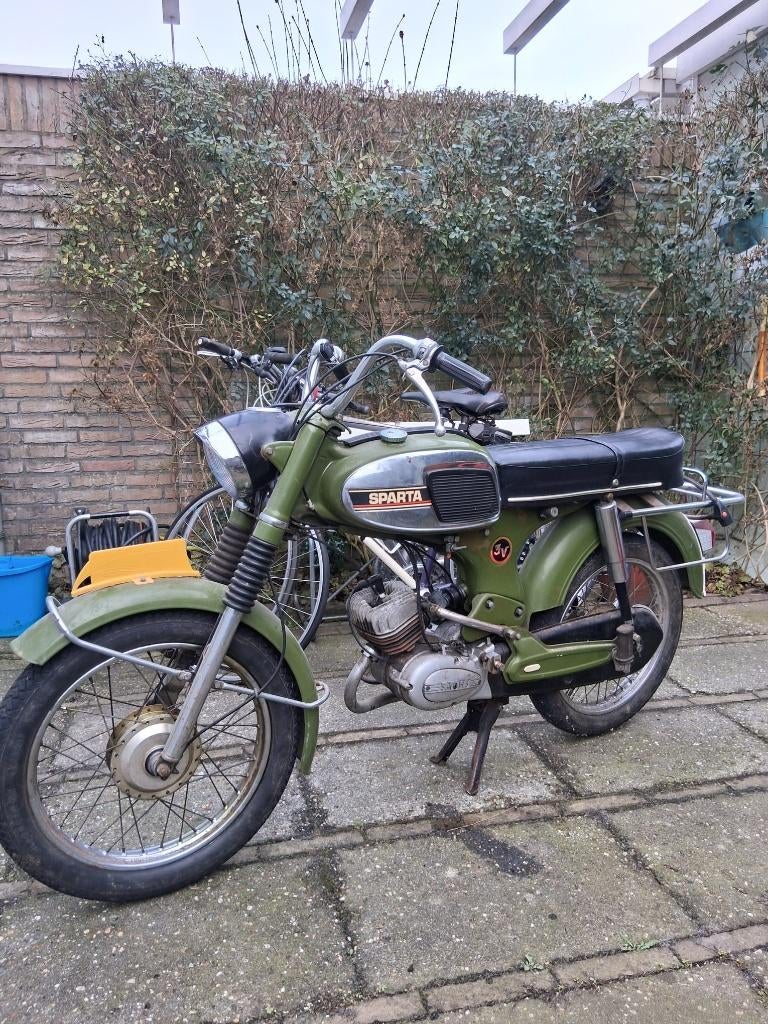 Unieke SPARTA oldtimer brommer, Ophalen, Maximaal 45 km/u, Sparta