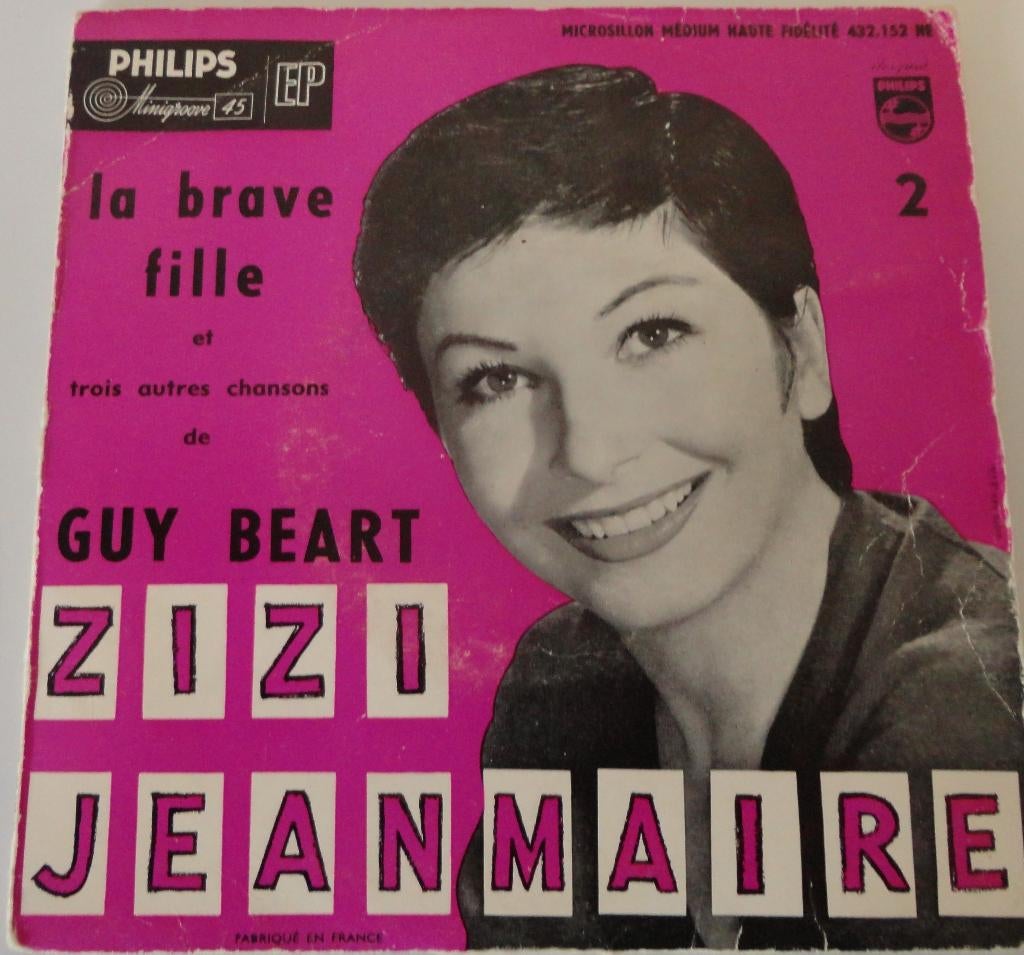 ZIZI Jeanmaire  > La Brave Fille, Gebruikt, Overige genres, 7 inch, Single